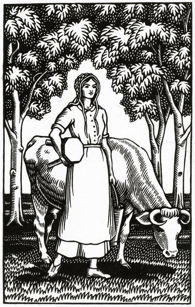 Frontispiece to an illustrated edition of Tess of the d